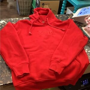 Kith Bold Red Hoodie for Men